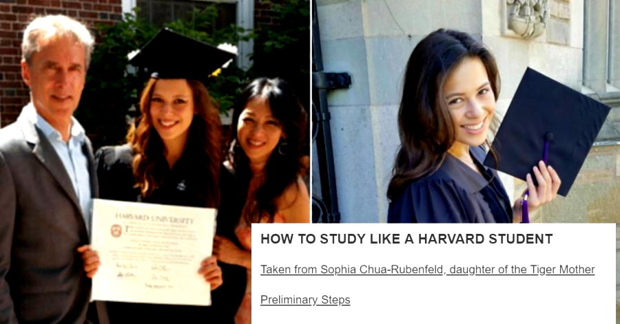 ‘Tiger Mom’ Amy Chua’s Daughter Shares 26 Tips for Studying ‘Like a Harvard Student’