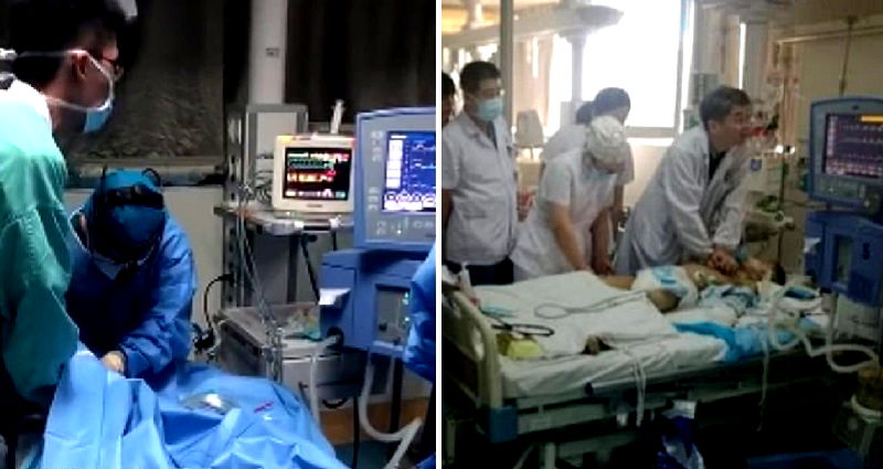 Nearly 30 Doctors and Nurses Perform CPR For 5 Hours To Keep Dying Boy Alive in China