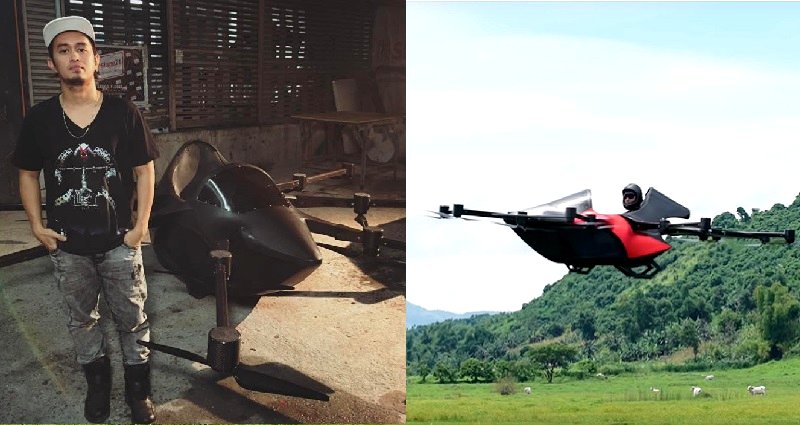 Filipino Amateur Engineer Builds ‘Flying Car’ in His Backyard