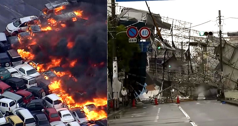 Powerful Typhoon Jebi Leaves Trail of Death and Destruction in Japan