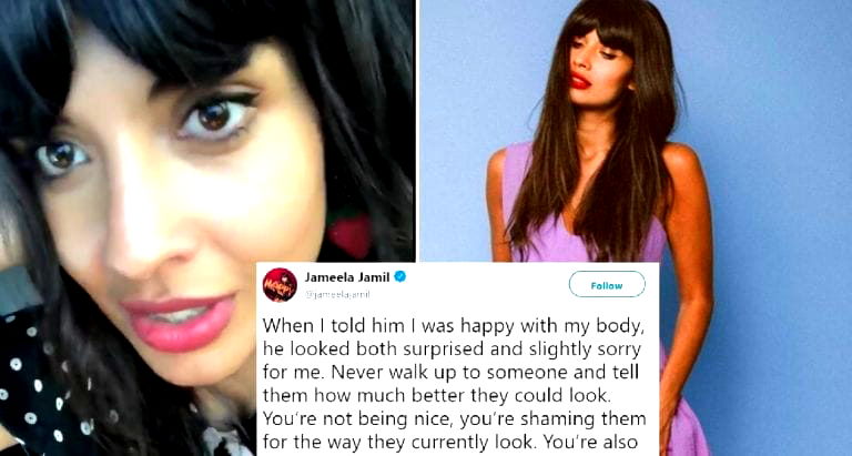 Actress Jameela Jamil Has a Golden Response to a Body-Shamer at the Gym