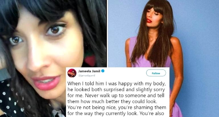 Actress Jameela Jamil Has a Golden Response to a Body-Shamer at the Gym