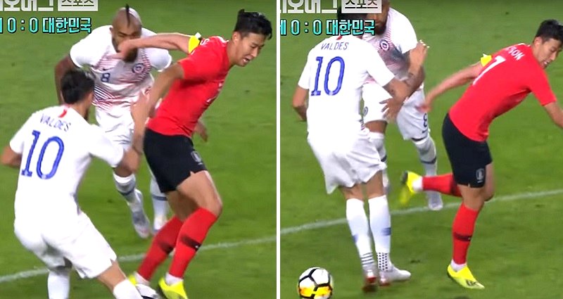 South Korean Footballer Humiliates Racist Chilean Player With Savage Skills
