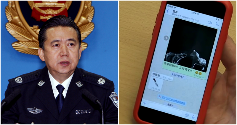 Vanished Interpol President Sent Knife Emoji to Wife After Being A‌rr‌es‌te‌d in China