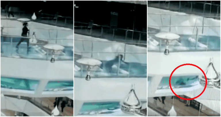 Woman Accidentally Falls Into a Shark Tank After Tripping at Chinese Mall