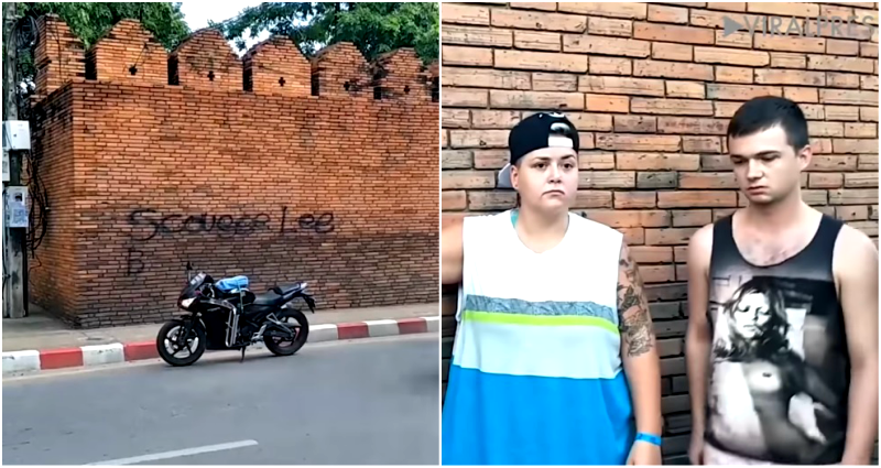 Tourists Face 10 Years P‌r‌‌is‌o‌‌‌n in Thailand After Va‌nd‌‌‌aliz‌‌i‌n‌g 800-Year-Old Wall