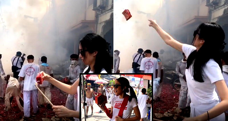 Thai Transgender Actress Under Fire for Throwing Firecrackers Into Crowd During Festival