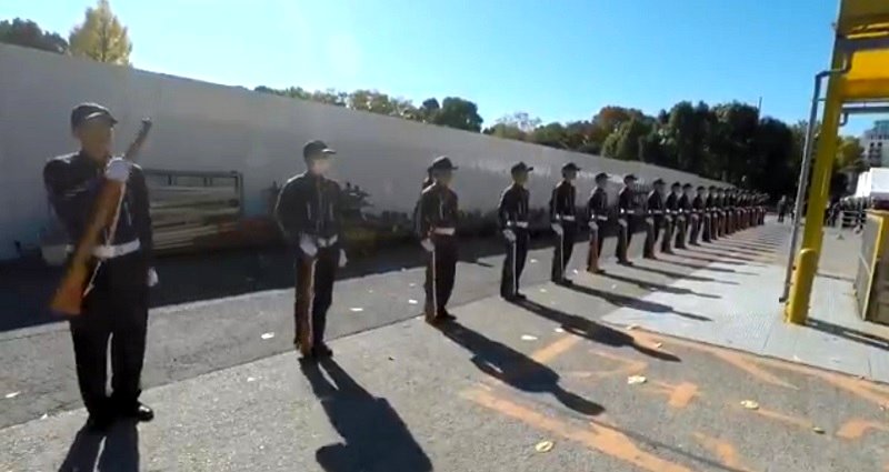 Honor Guard Demo at Japan’s National Defense Academy is Very Satisfying to Watch