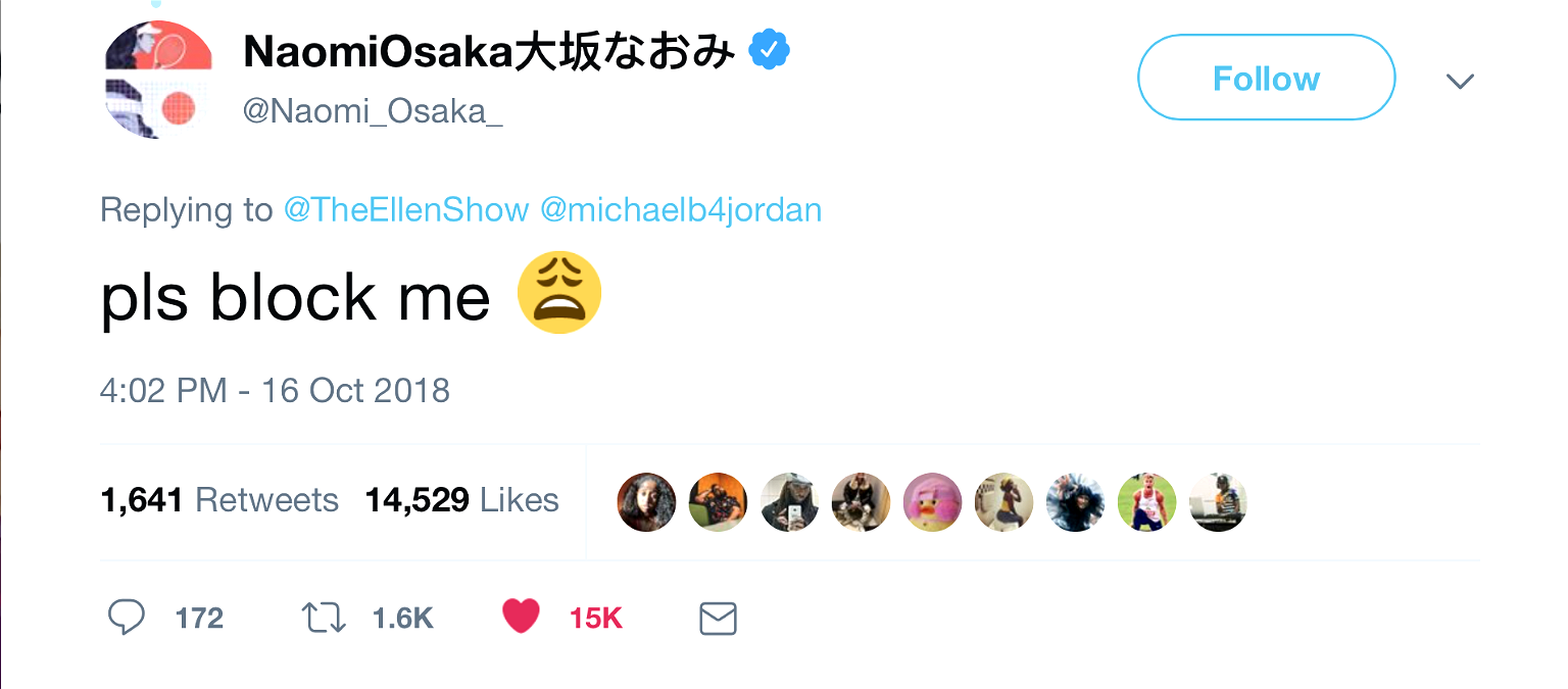 Michael B. Jordan Tweets Naomi Osaka a Birthday Message