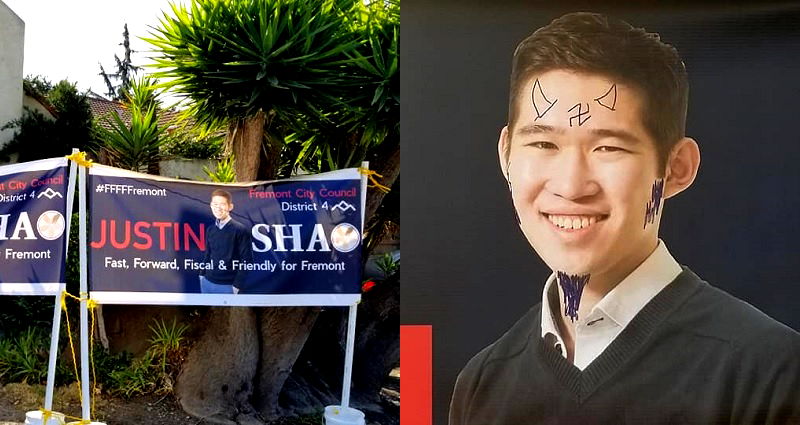 Fremont City Council Candidate’s Campaign Sign Vandalized in ‘Possible Hate Crime’