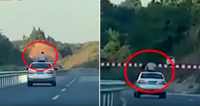 Chinese Teen K‌‌i‌ll‌‌e‌‌‌d By Sign After Sticking His Body Out of Car’s Sunroof