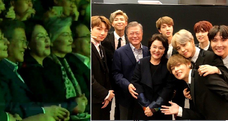 South Korea’s First Lady Caught Singing Along at BTS Concert