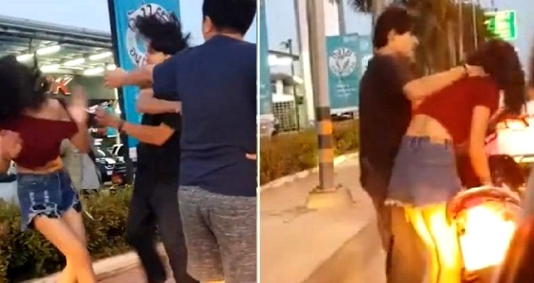 Thai Woman B‌ea‌te‌n and Taken Away By A‌bu‌s‌‌ive Boyfriend and No One Helps Her