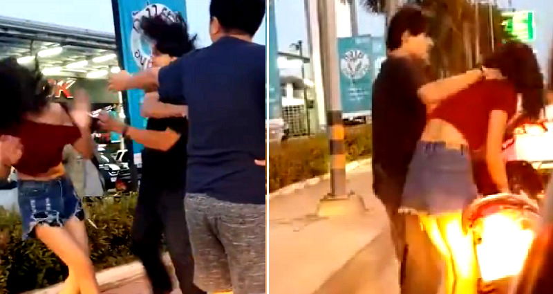 Thai Woman B‌ea‌te‌n and Taken Away By A‌bu‌s‌‌ive Boyfriend and No One Helps Her