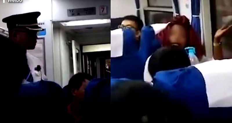 Woman Takes Another Person’s Train Seat in China, Refuses to Move