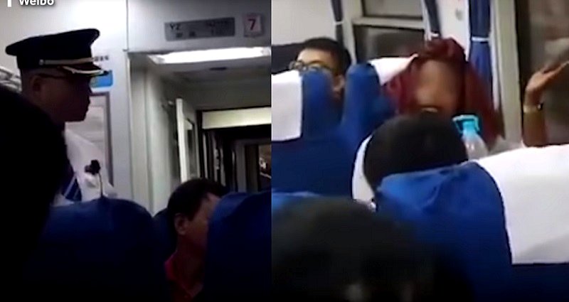 Woman Takes Another Person’s Train Seat in China, Refuses to Move