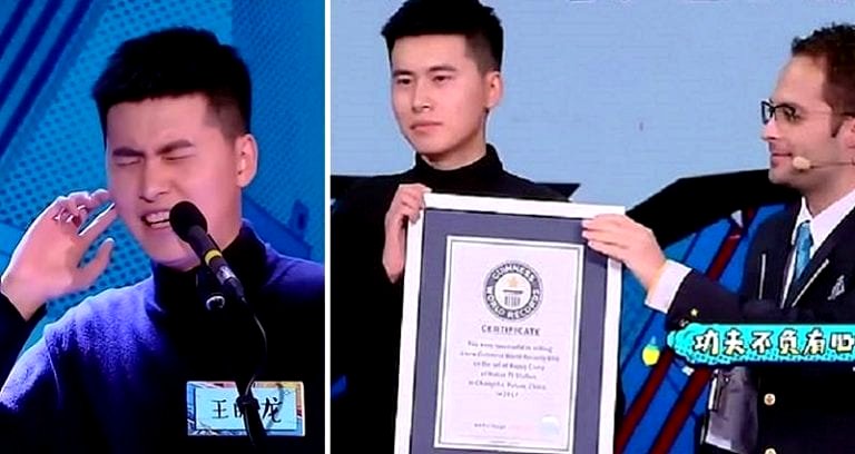 Chinese Man Breaks the Guinness World Record for the ‘Highest Vocal Note by a Male’