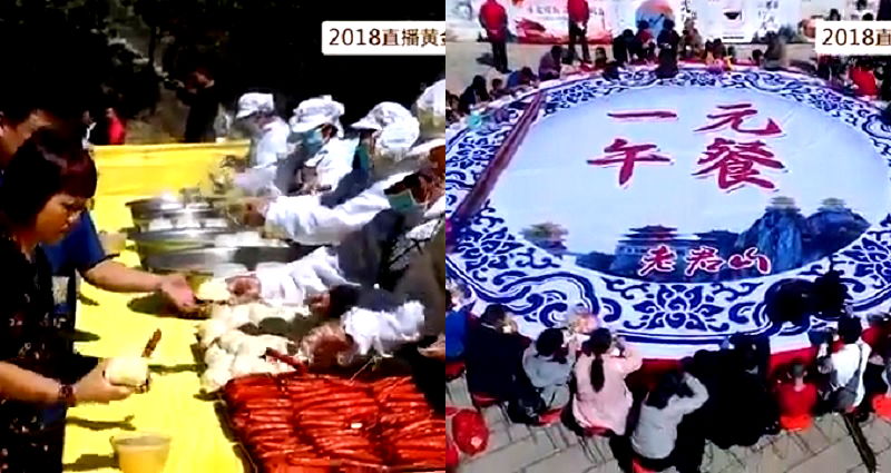 Chinese Park Uses Honor System to Sell Lunch to Tourists, Gets Exactly What They Deserve