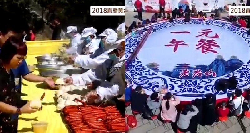 Chinese Park Uses Honor System to Sell Lunch to Tourists, Gets Exactly What They Deserve