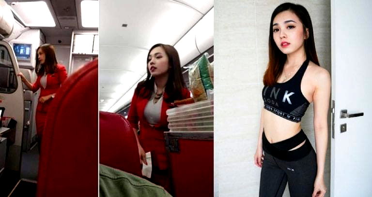 Malaysian Flight Attendant Goes Viral After Passenger Posts Creep Photos Online