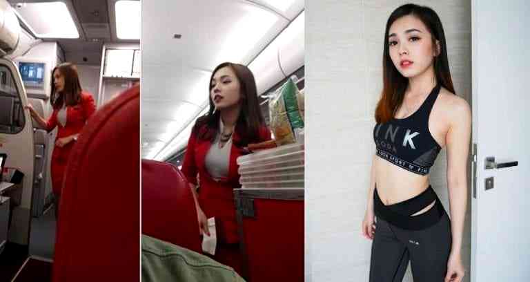 Malaysian Flight Attendant Goes Viral After Passenger Posts Creep Photos Online