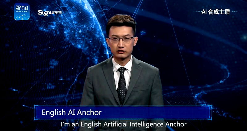 China Debuts Their First ‘AI Anchor’ That Speaks English