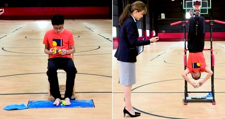 Chinese Teen Breaks Two New Rubik’s Cube Guinness World Records on a Single Day