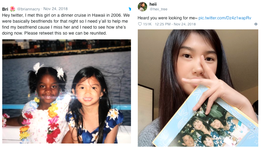 Twitter Helps Reunite Woman and ‘Long-Lost Friend’ From a 2006 Hawaiian Cruise
