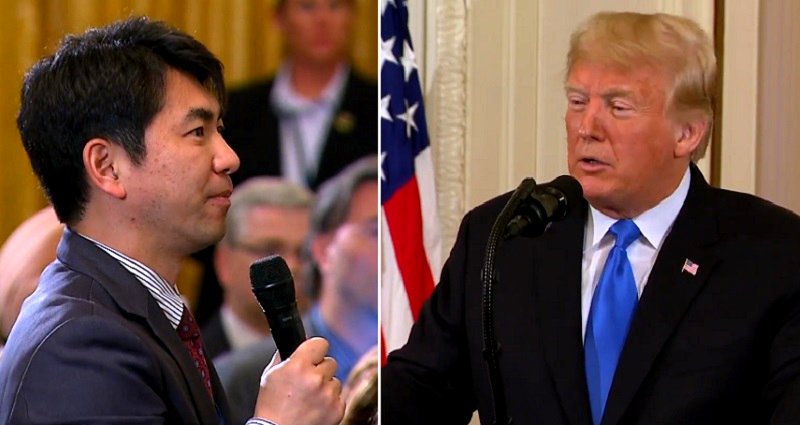 Trump Mocks Japanese Reporter During Absolute Mess of a Press Conference