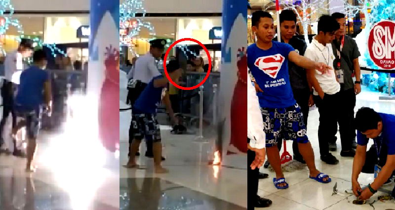 Filipino ‘Superman’ Extinguishes Mall Fire With His Flip-Flops