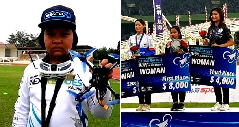 Amazing 11-Year-Old Drone Pilot From Thailand Becomes First Female World Drone Racing Champion