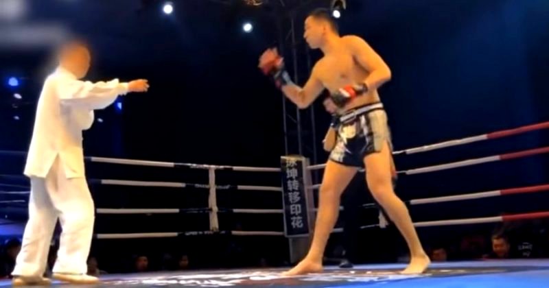 Amateur Kickboxer Kn‌o‌cks Out Tai Chi Master in 5 Seconds with Single Pu‌n‌ch