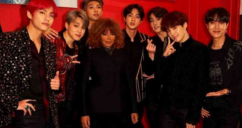 BTS Meets Janet Jackson, Her Fans Thirst Over ‘Red Haired Guy’