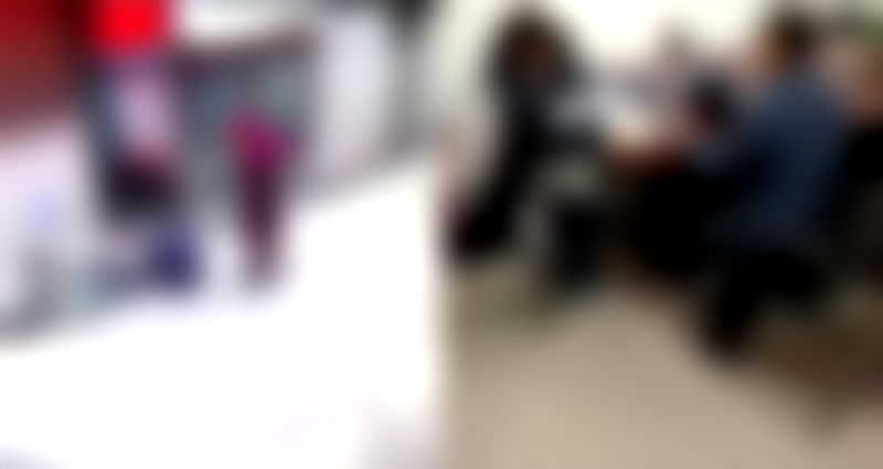 Father and Daughter Do Homework Together in the Subway When Their Power Goes Out