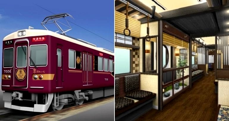 Japanese Sightseeing Train Will Be Designed Like a Wooden Kyoto House