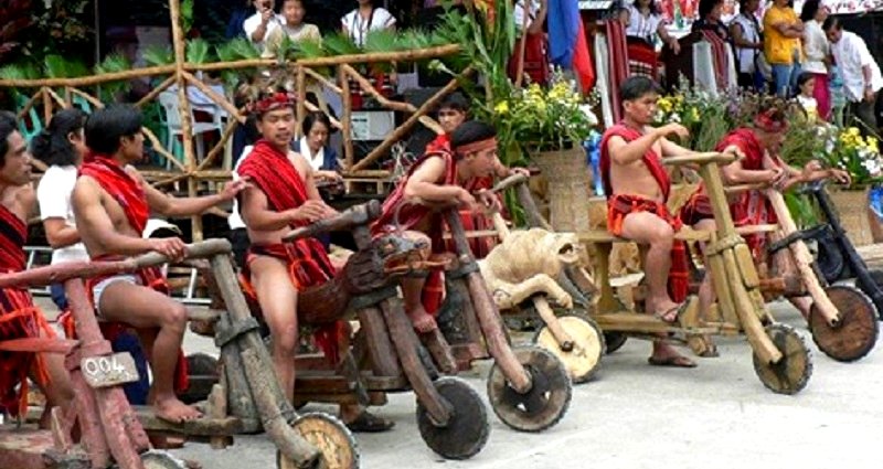 Badass Filipino Tribe Races Down Mountain Using Hand-Carved Wooden Bikes