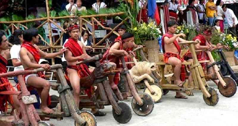 Badass Filipino Tribe Races Down Mountain Using Hand-Carved Wooden Bikes