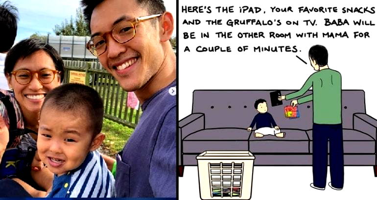 Dad’s Heartwarming Comics About His Family Will Give You All Sorts of Feels