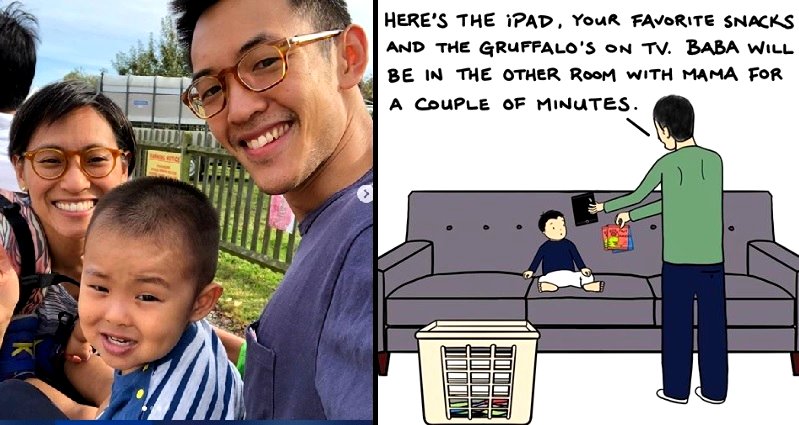 Dad’s Heartwarming Comics About His Family Will Give You All Sorts of Feels