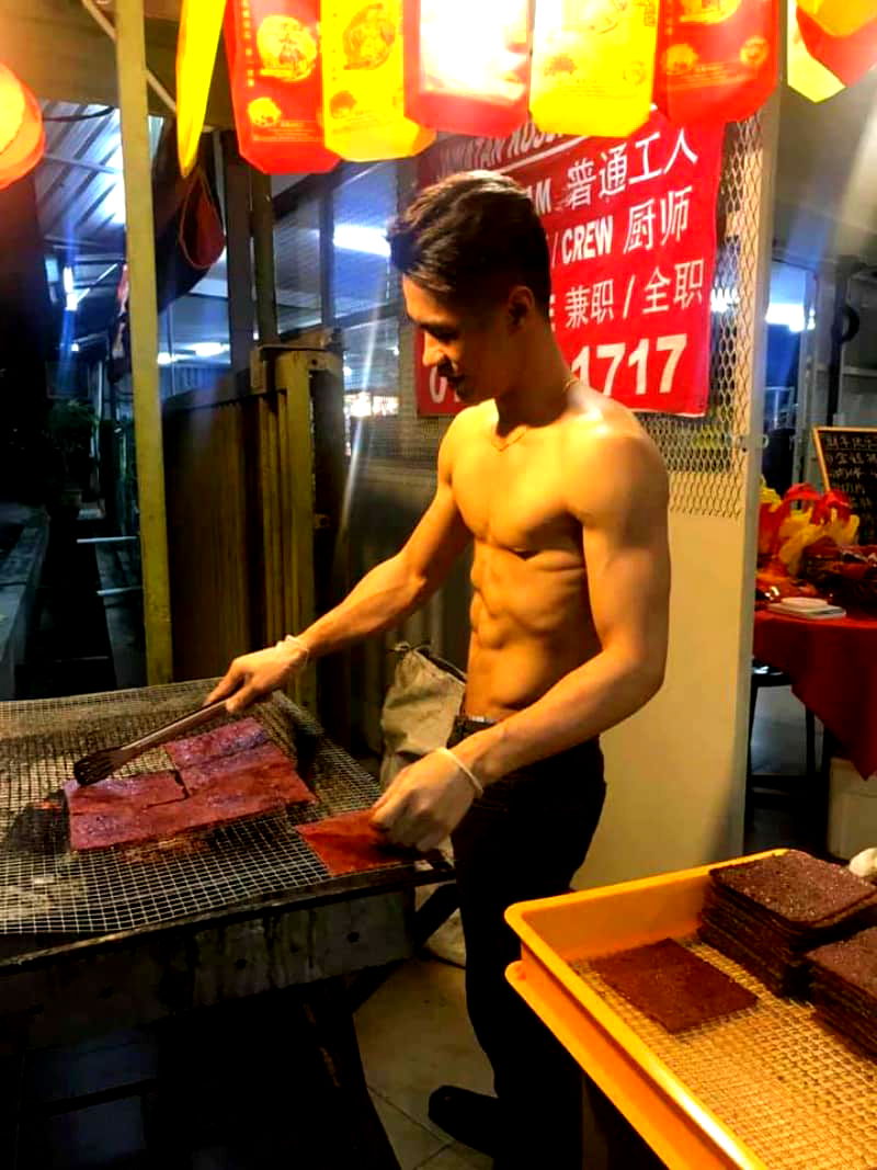 Business is booming for a bak kwa seller on the east coast of Peninsular Malaysia.