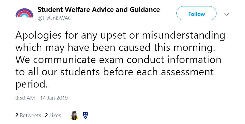 The University of Liverpool sparked outrage after allegedly singling out Chinese students in an anti-cheating notice released ahead of exams this month.