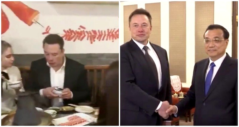 Elon Musk Spotted Eating Hot Pot in Beijing, Offered Chinese Green Card