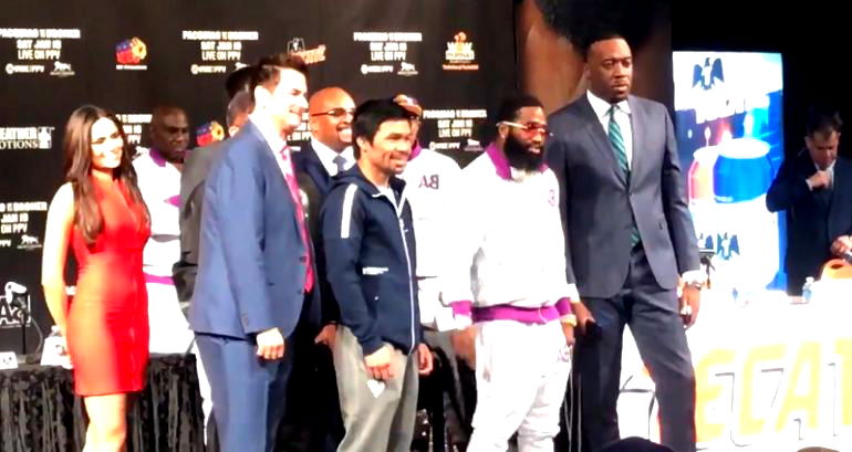 Adrien Broner Insults Pacquiao’s Fans with R‌a‌ci‌‌st Jokes During Press Conference