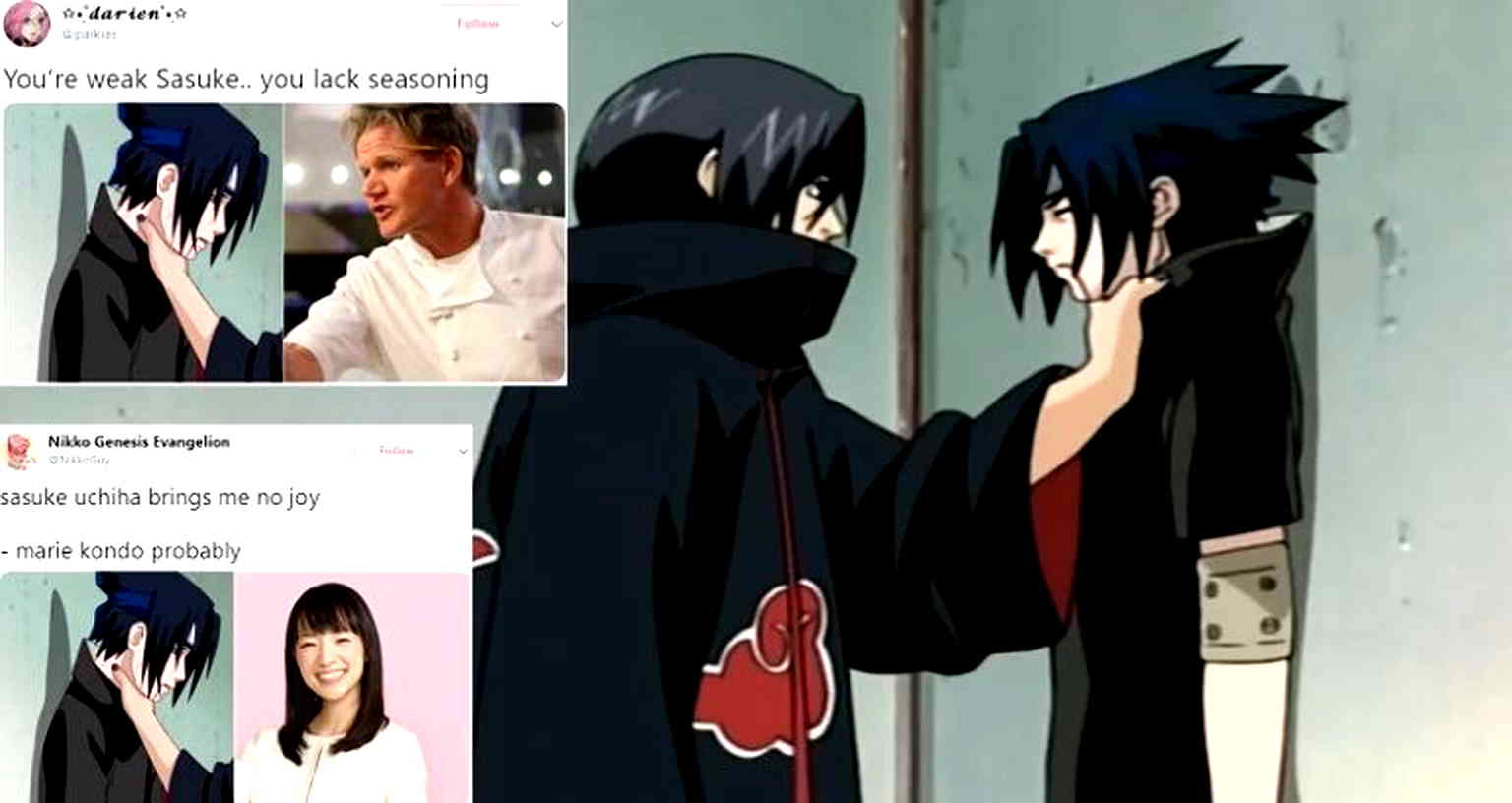 Everybody Seems to Enjoy Choking Sasuke in Latest Viral Twitter Meme