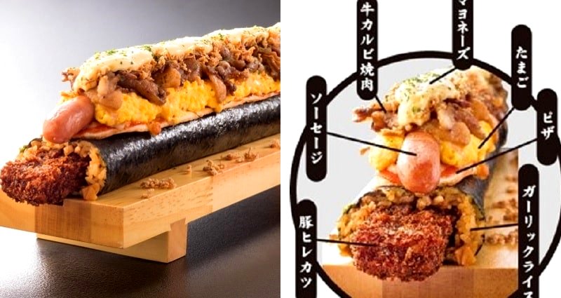 Japanese Restaurant Unleashes 3-Pound, 6,000-Calorie Sushi Pizza