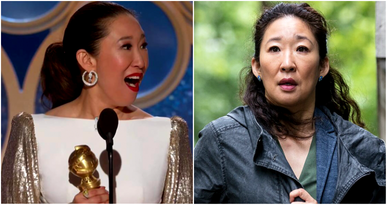 Sandra Oh Makes History as the First Asian Actress to Win 2 Golden Globes