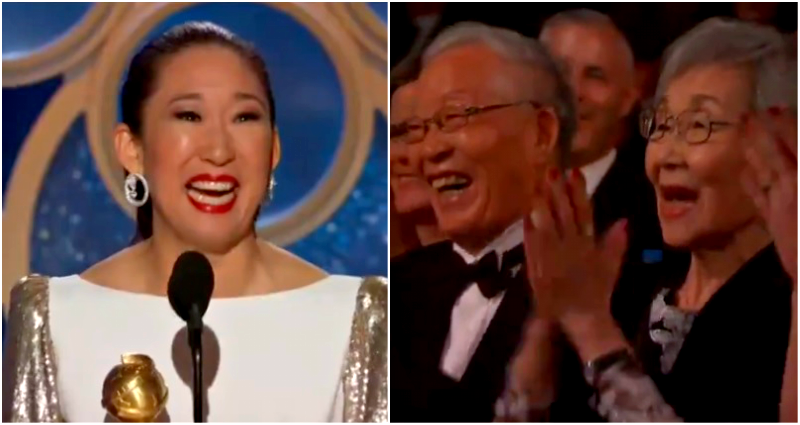 Sandra Oh Thanked Her Parents in Korean at the Golden Globes and It’s Amazing
