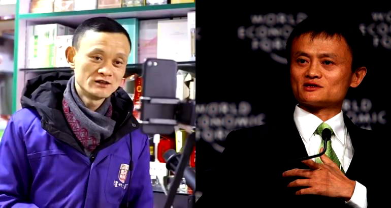 Grocery Store Owner Becomes Internet Celebrity for Looking Like Jack Ma