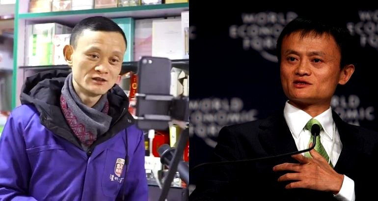 Grocery Store Owner Becomes Internet Celebrity for Looking Like Jack Ma