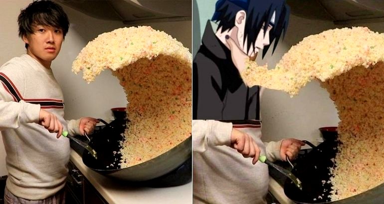 YouTuber’s Epic Rice Wave Sparks Photoshop Meme Battle on Twitter